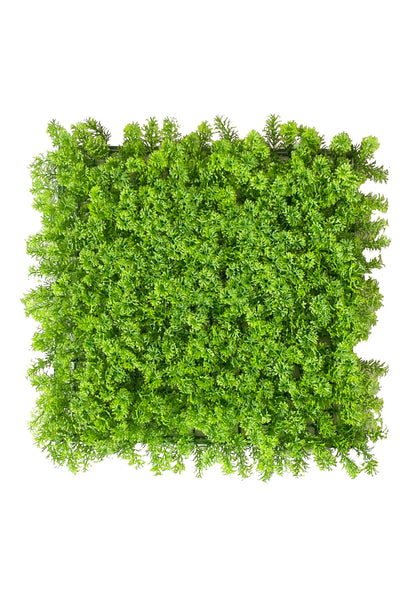 Green Leaves Artificial UV Vertical Garden Wall Tile (Pack of 1)