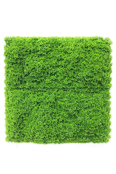 Artificial Green Vertical Garden Tiles for Outdoor and Indoor Use (Pack of 1)