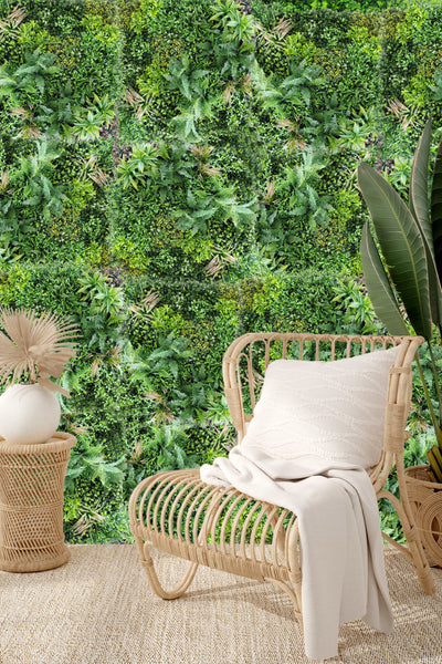 Luxury Green Tropics Vertical Garden Wall Tile (Pack of 1)