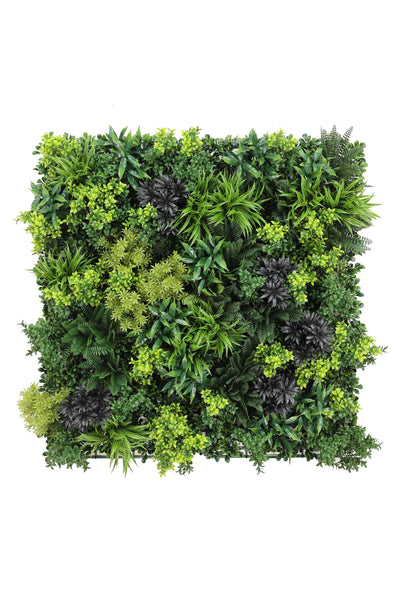 Purple Leaves With Lush Green Vertical Green Garden wall tile (Pack of 1)
