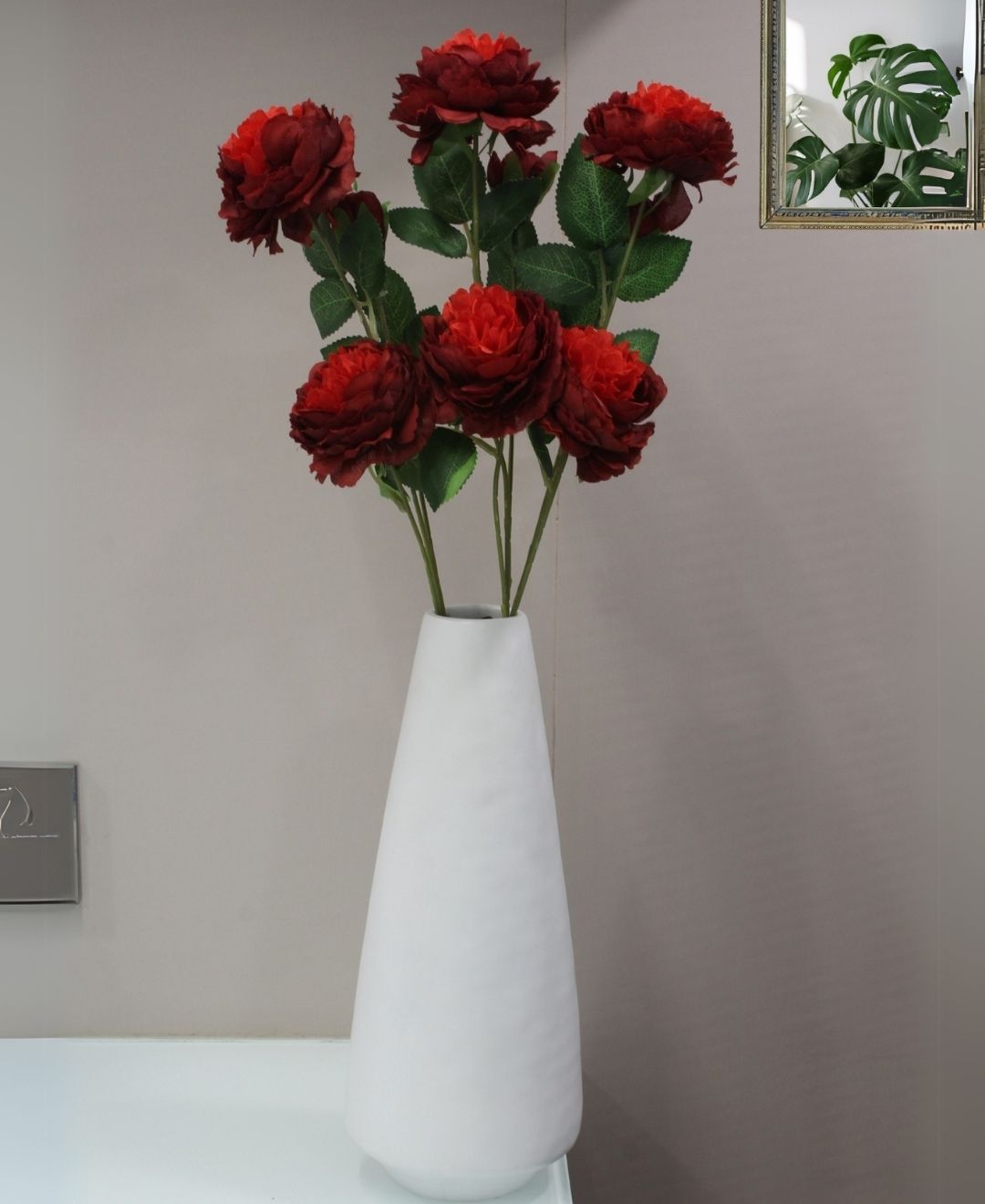 Faux Rose Stem - Pack Of 3