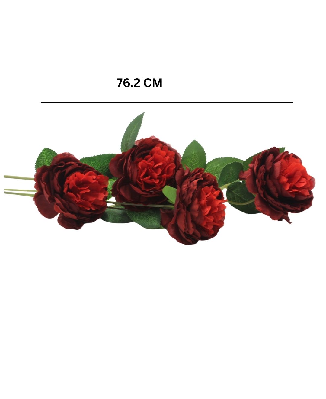 Faux Rose Stem - Pack Of 3
