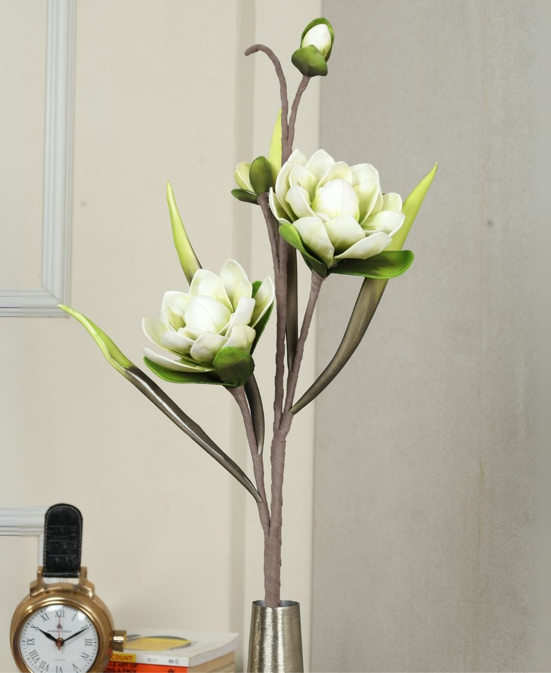 Blossomcharm Foam Magnolia Bloom Stem - Pack Of 2