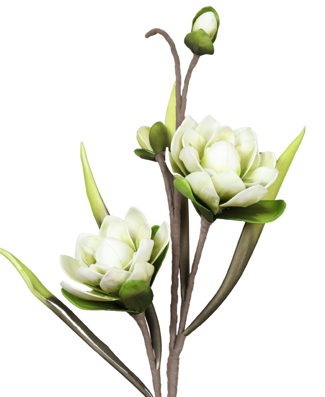 Blossomcharm Foam Magnolia Bloom Stem - Pack Of 2