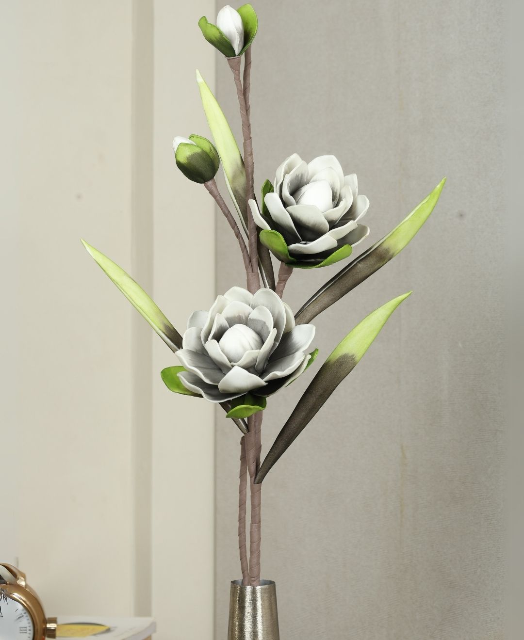 Blossomcharm Foam Magnolia Bloom Stem - Pack Of 2
