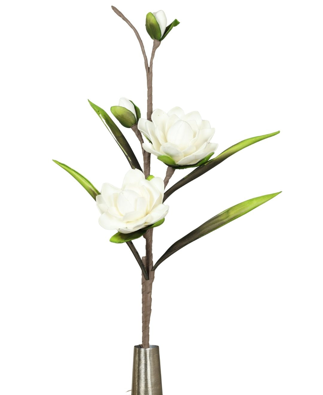 Blossomcharm Foam Magnolia Bloom Stem - Pack Of 2