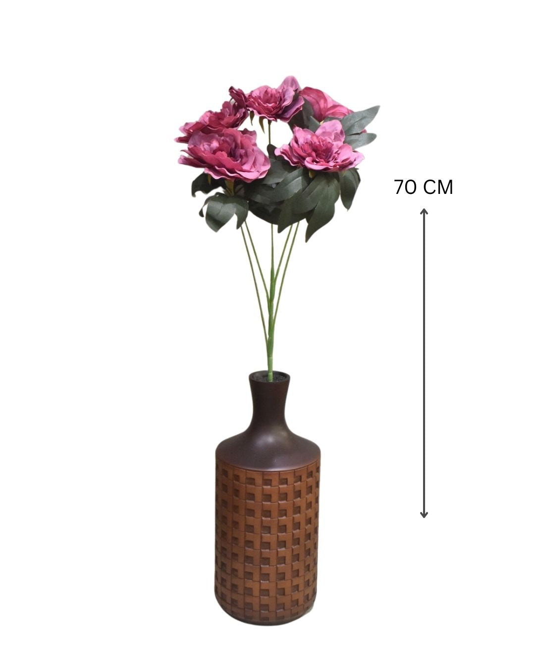 Celestia Garden Faux Peony Stem - Pack Of 3