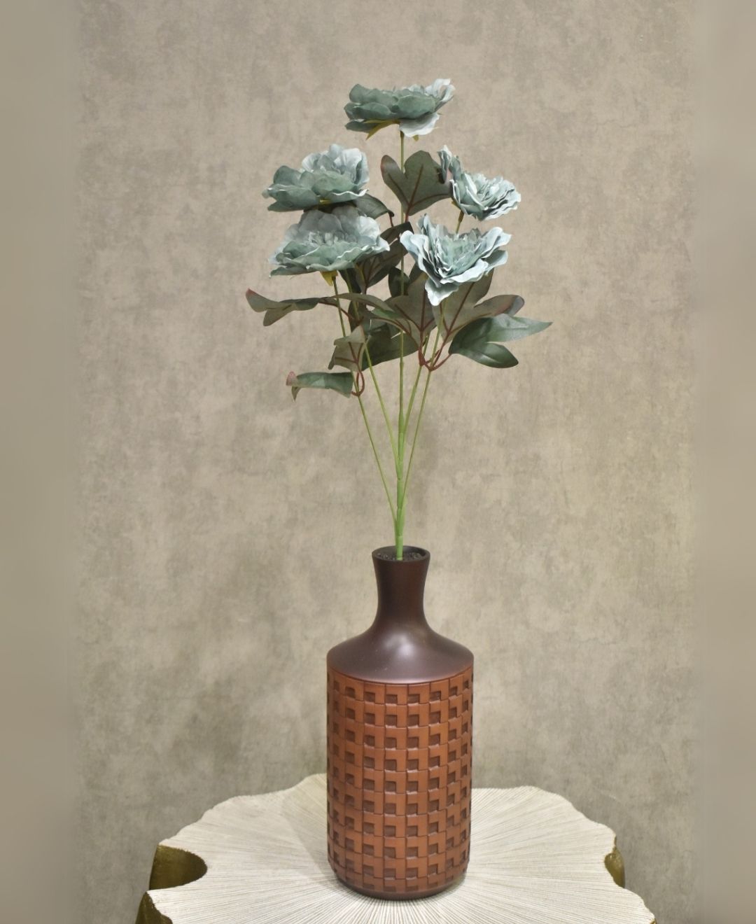 Celestia Garden Faux Peony Stem - Pack Of 3