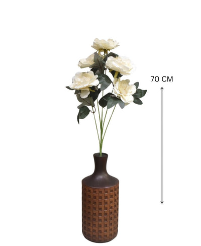 Celestia Garden Faux Peony Stem - Pack Of 3