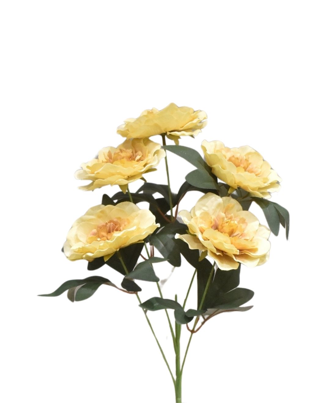 Celestia Garden Faux Peony Stem - Pack Of 3