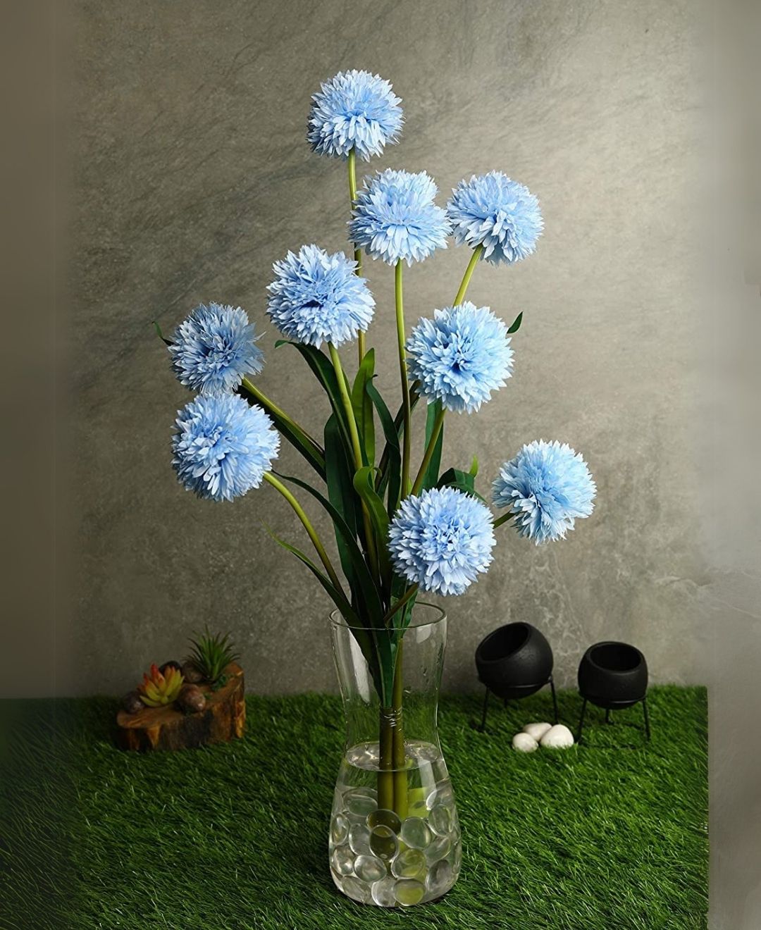 Trio Bloom Premium Ballmum Faux Flower Set