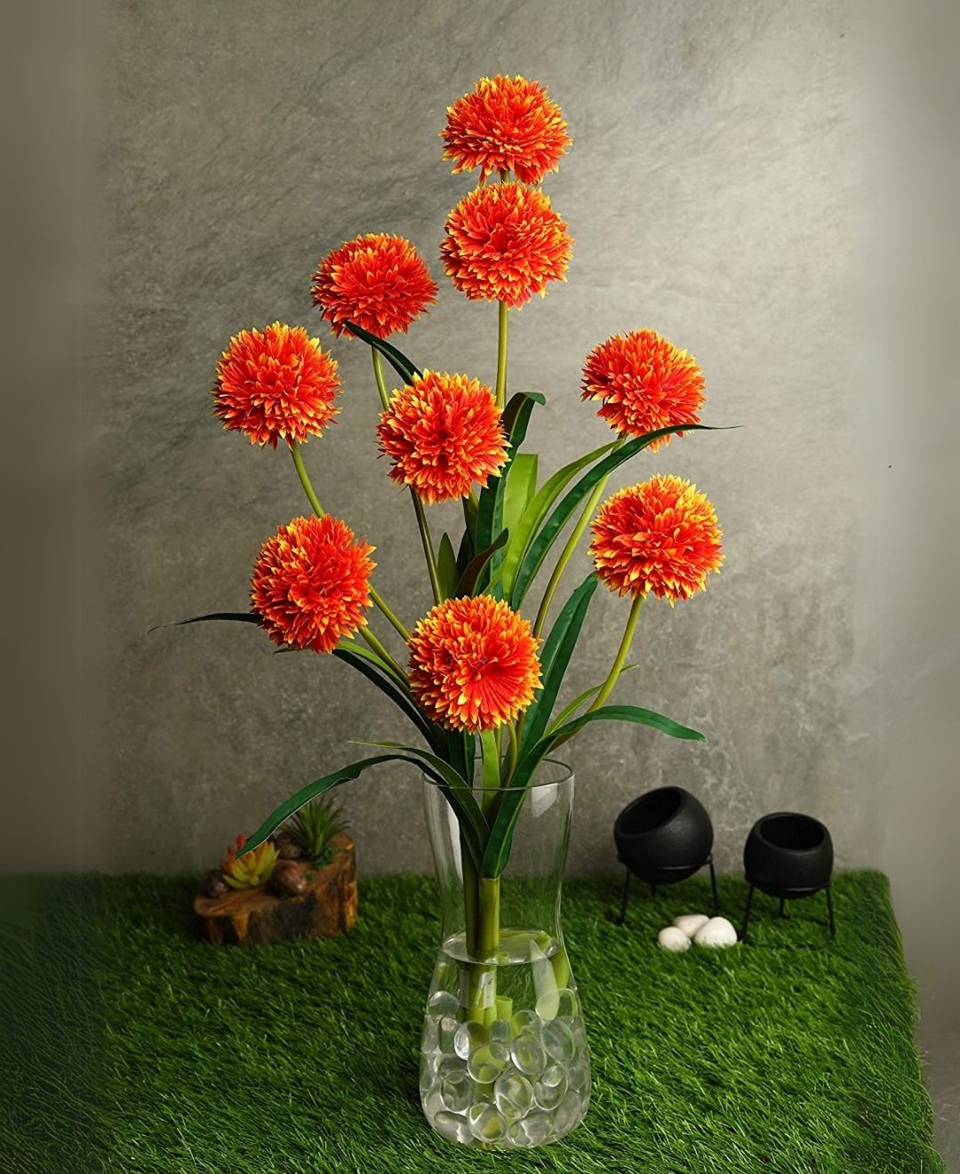 Trio Bloom Premium Ballmum Faux Flower Set