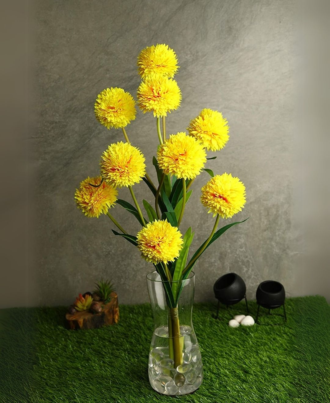 Trio Bloom Premium Ballmum Faux Flower Set