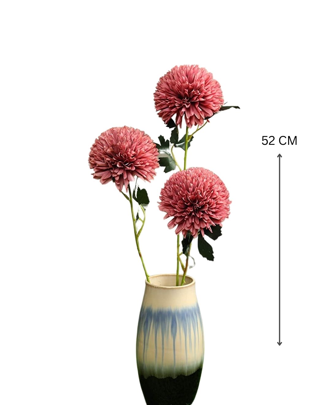 Petalpop Ballmum Faux Stem Short - Set Of 6