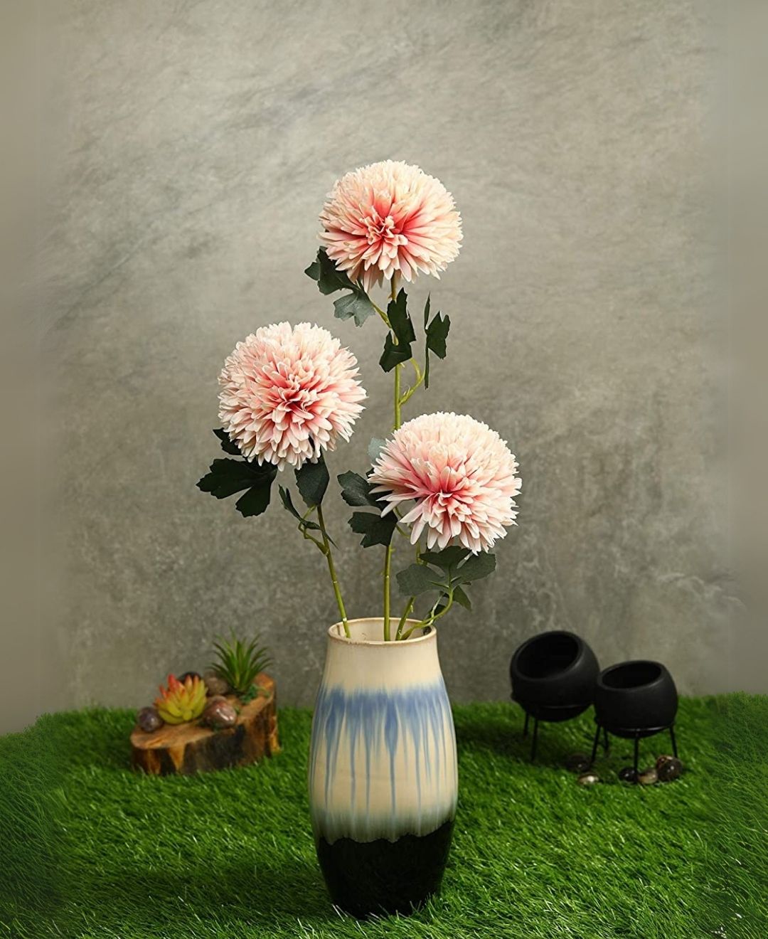 Petalpop Ballmum Faux Stem Short - Set Of 6