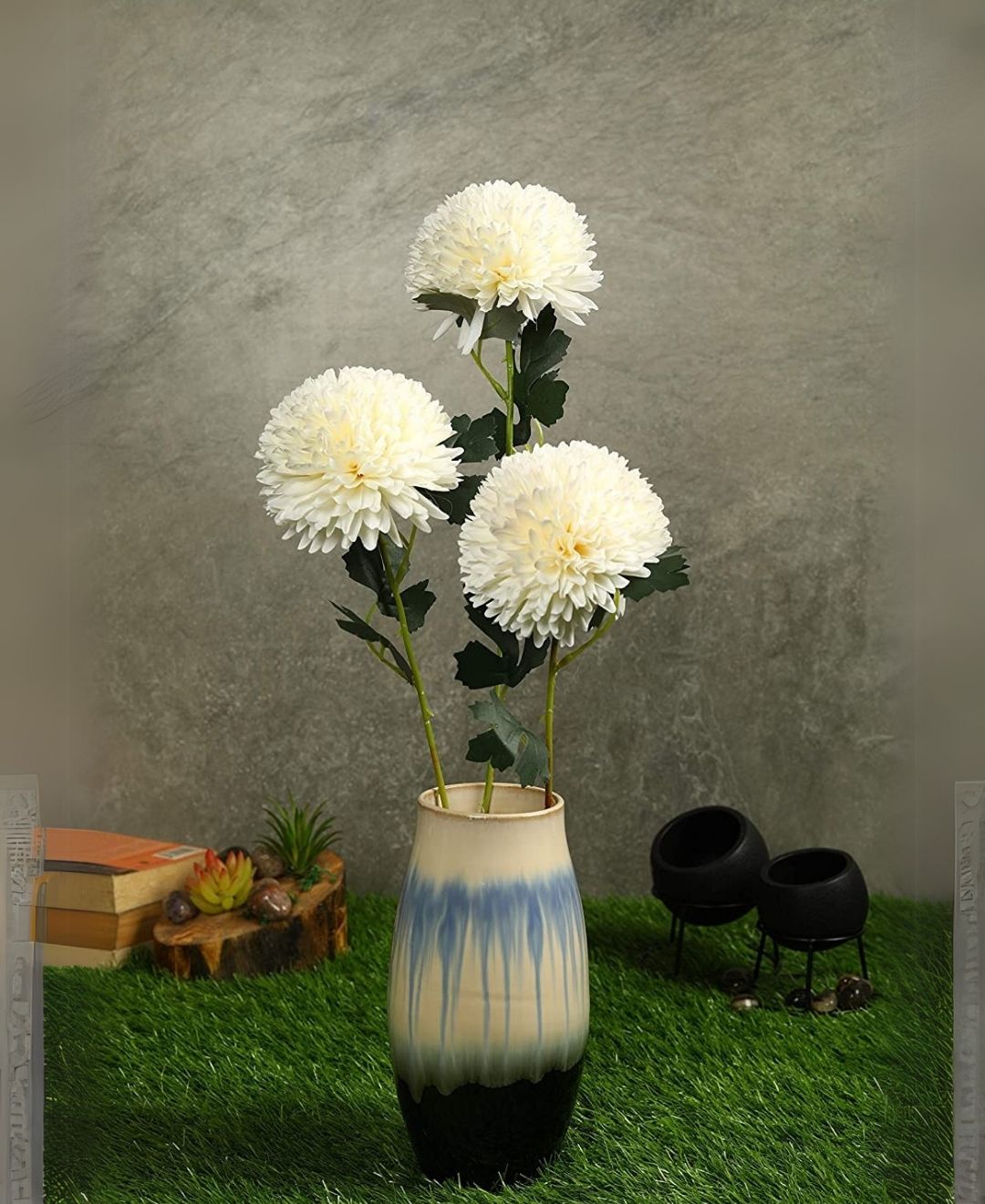 Petalpop Ballmum Faux Stem Short - Set Of 6