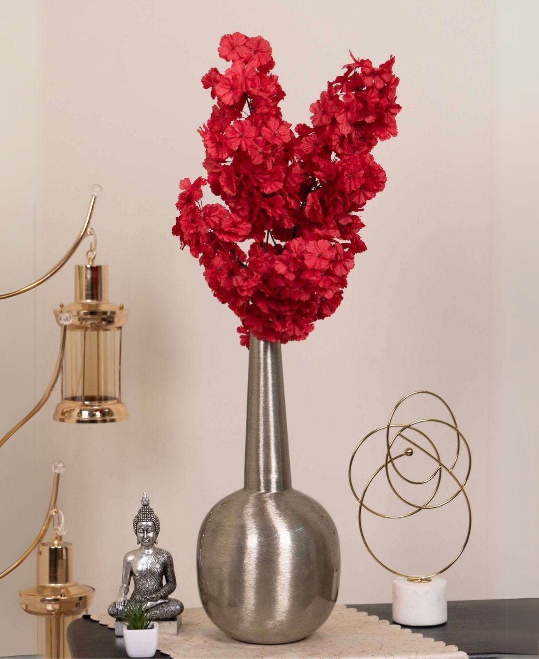 Eternal Cherry Blossom Artificial Flower Stick - Pack Of 3