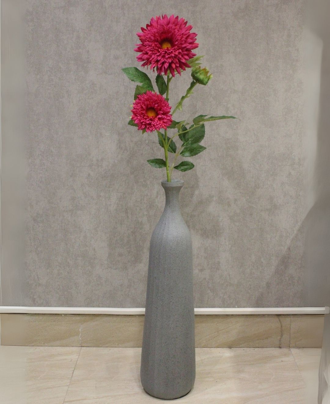 Bloomflair Dahlia Faux Flower Stick Set Of 3