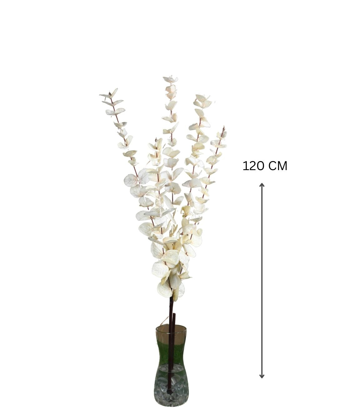 Velvileaf Premium Velvet Eucalyptus Faux Stick - Set Of 2