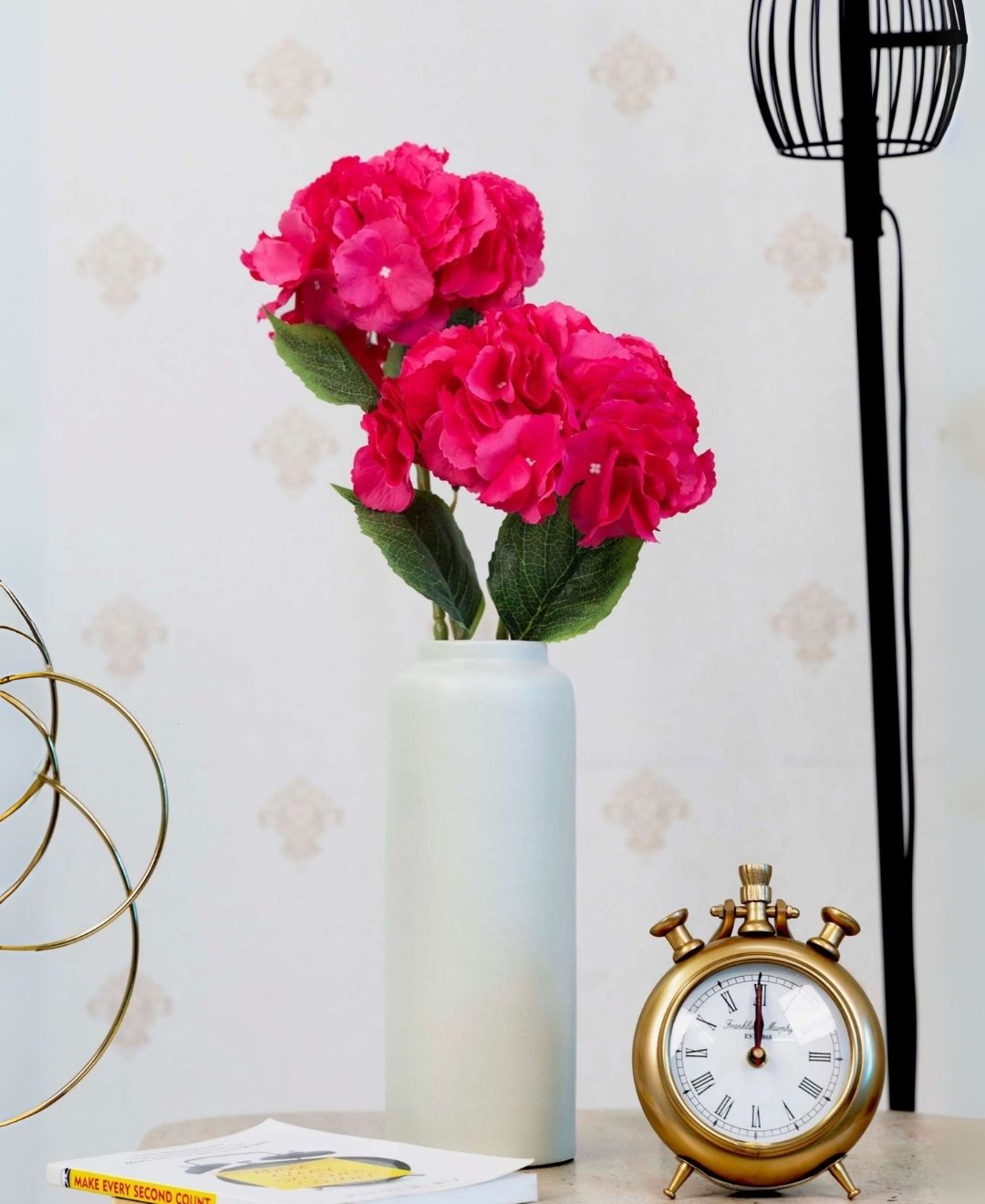Lushbloom Hydrangea Faux Flower Stems Pack Of 3