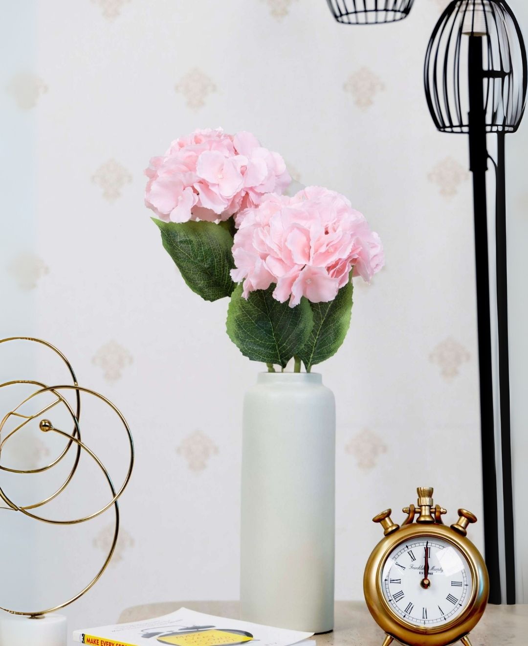 Lushbloom Hydrangea Faux Flower Stems Pack Of 3