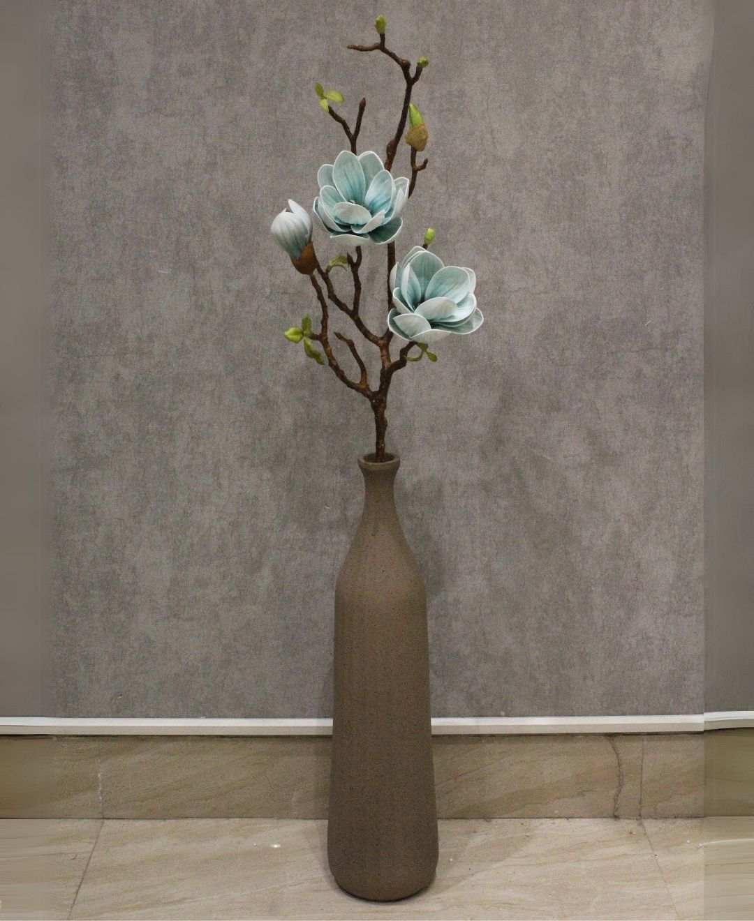 Timeless Magnolia Artificial Bloom For Home & Office (Pack Of 2)