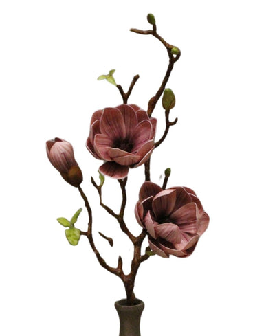 Timeless Magnolia Artificial Bloom For Home & Office (Pack Of 2)