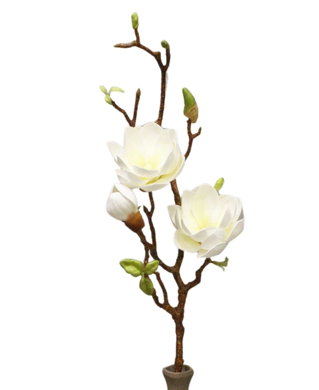 Timeless Magnolia Artificial Bloom For Home & Office (Pack Of 2)