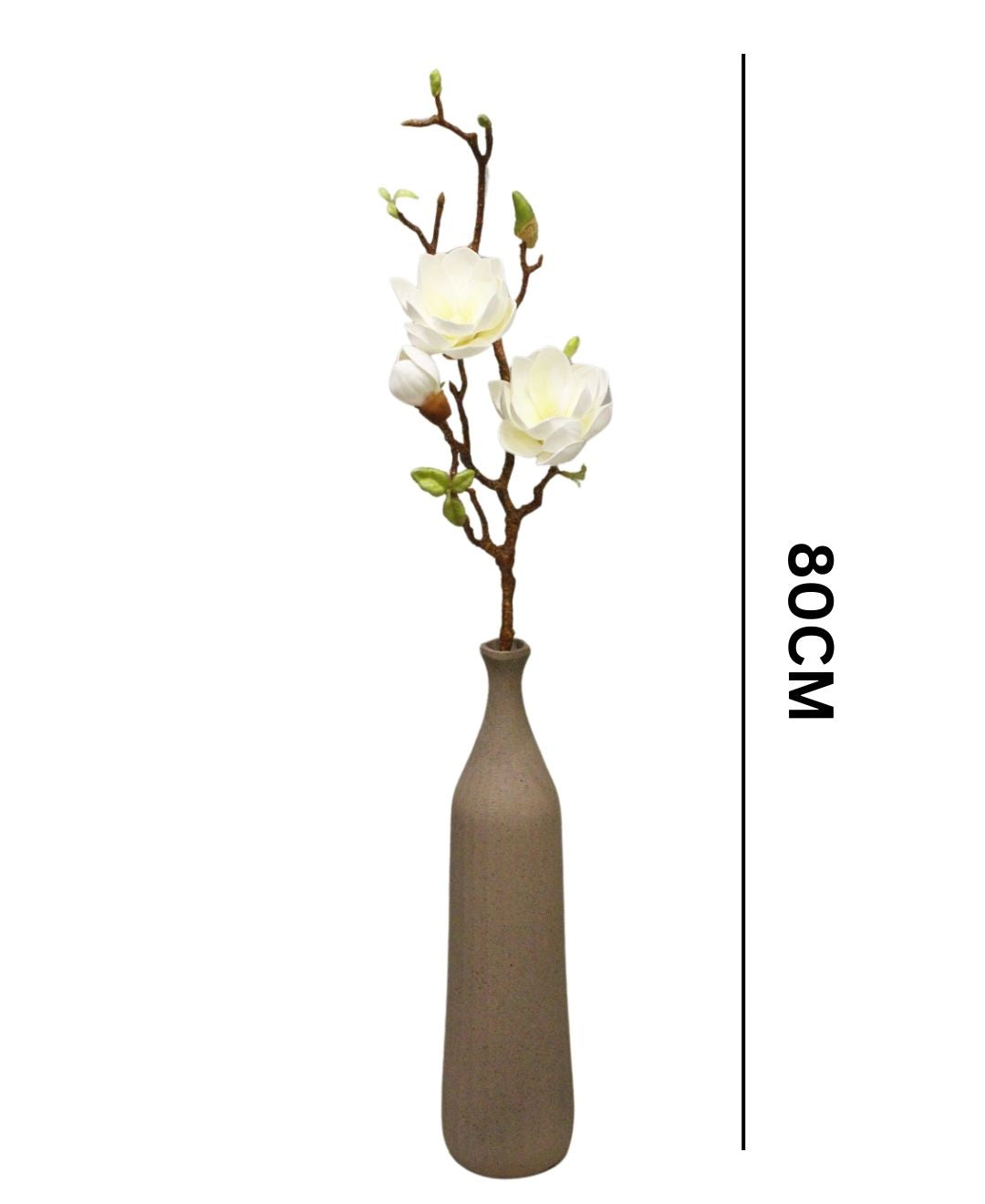 Timeless Magnolia Artificial Bloom For Home & Office (Pack Of 2)