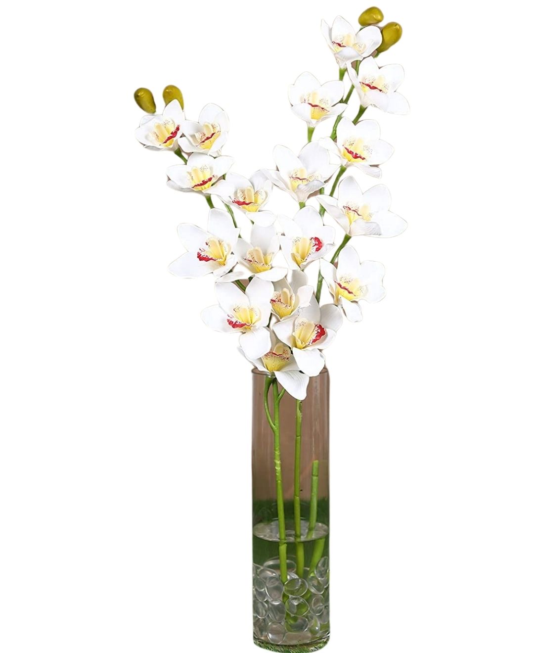 Orchid Grace Artificial Cymbidium Orchid Stem (Pack Of 4)