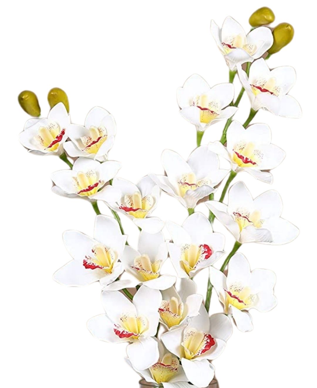 Orchid Grace Artificial Cymbidium Orchid Stem (Pack Of 4)