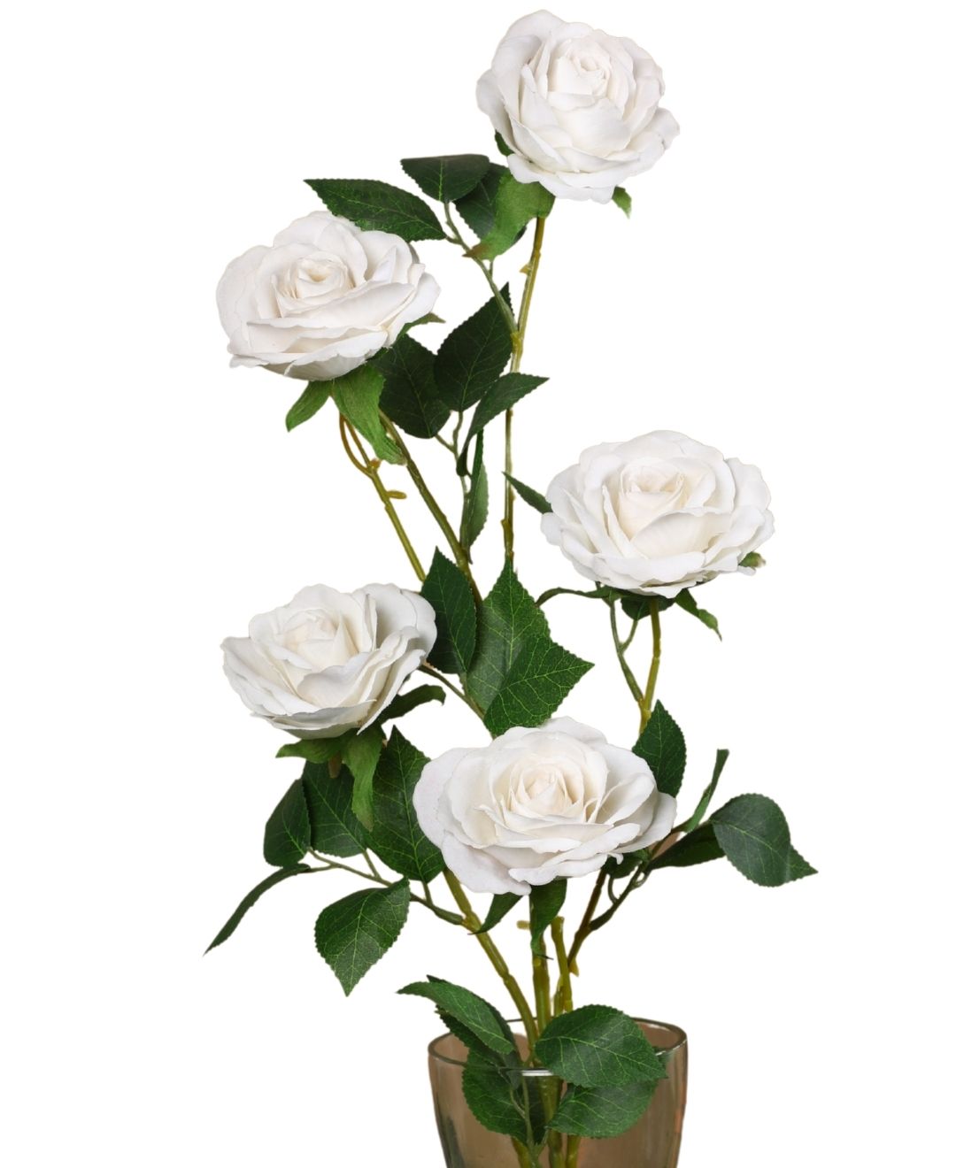 Velvetbloom Roses Pack Of 5 Luxurious Artificial Stems