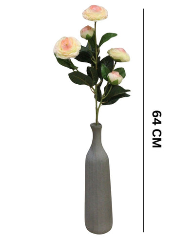 Rosabella Ranunculus Premium Artificial Flower Stick(Pack Of 3)