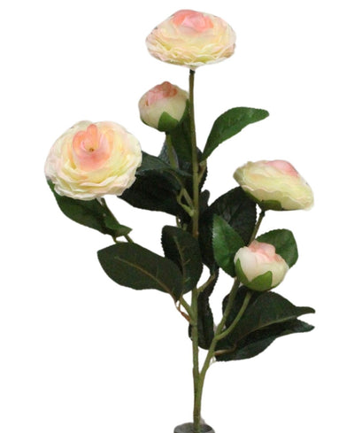 Rosabella Ranunculus Premium Artificial Flower Stick(Pack Of 3)