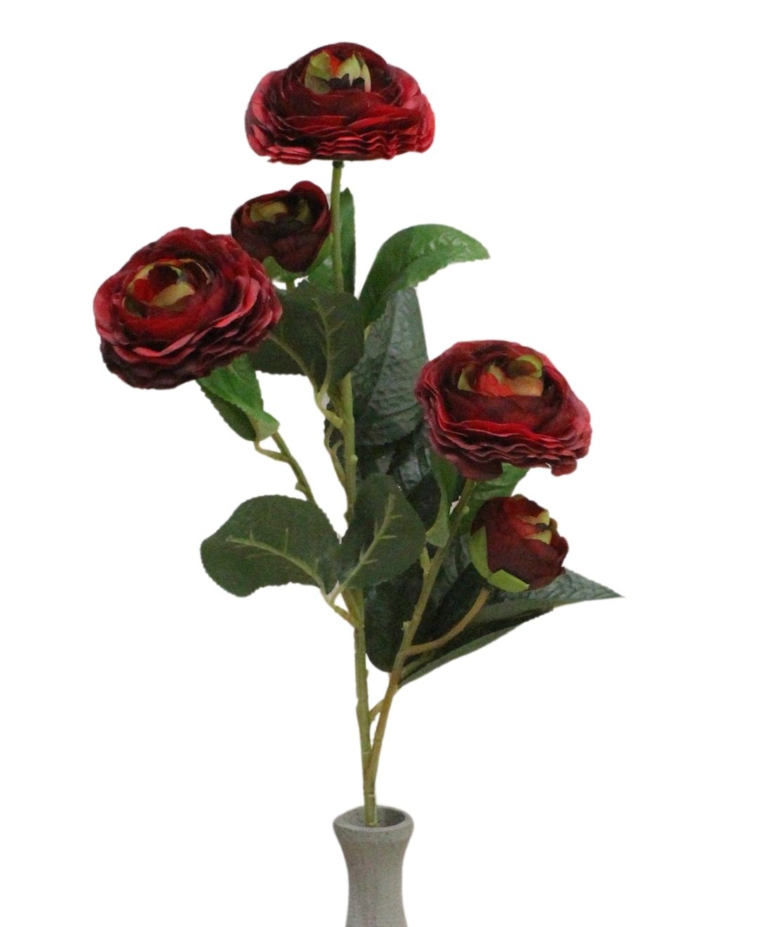 Rosabella Ranunculus Premium Artificial Flower Stick(Pack Of 3)