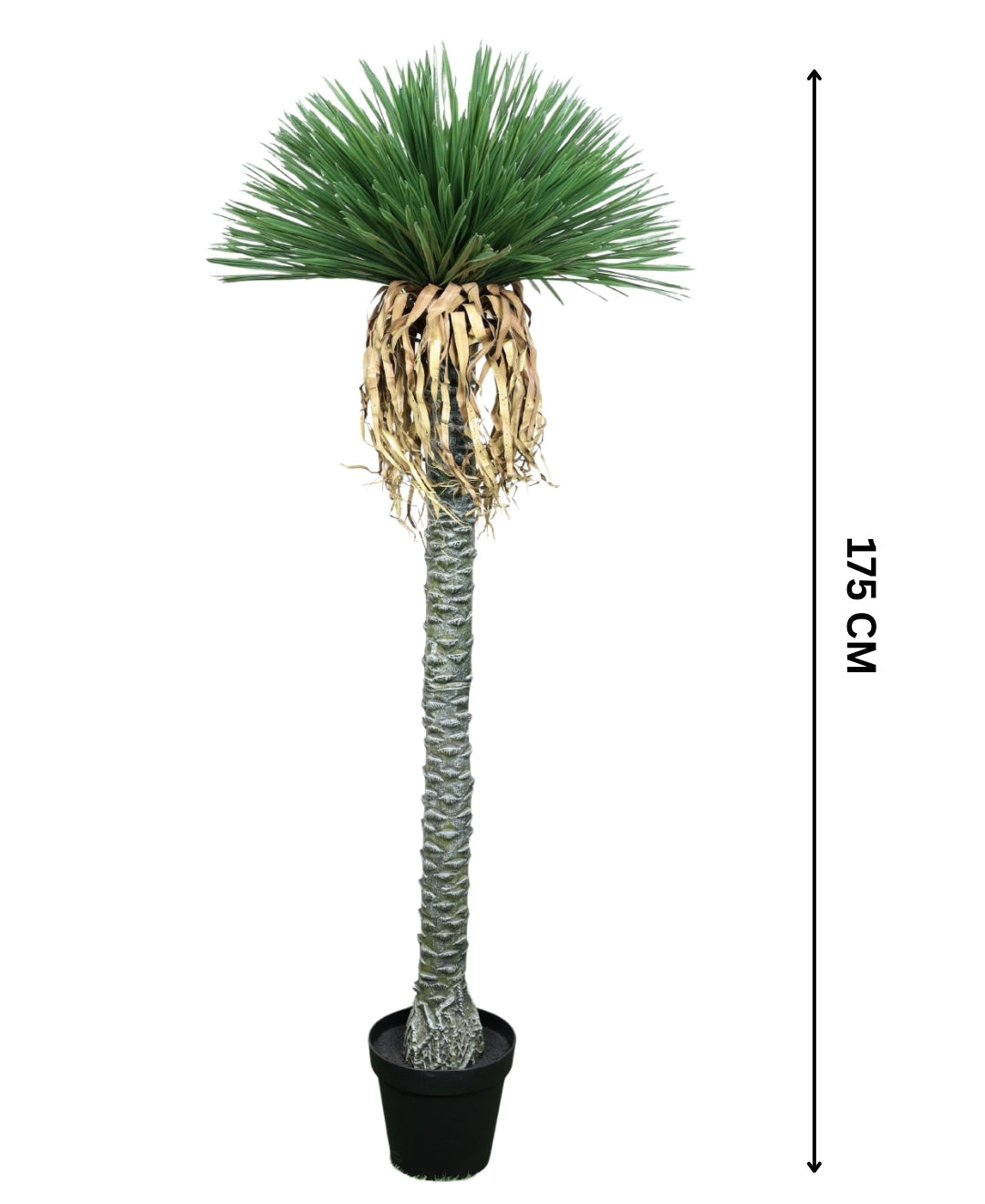 Artificial Desert Whisper Palm Hanging Spanish Moss With Pot (Tall)