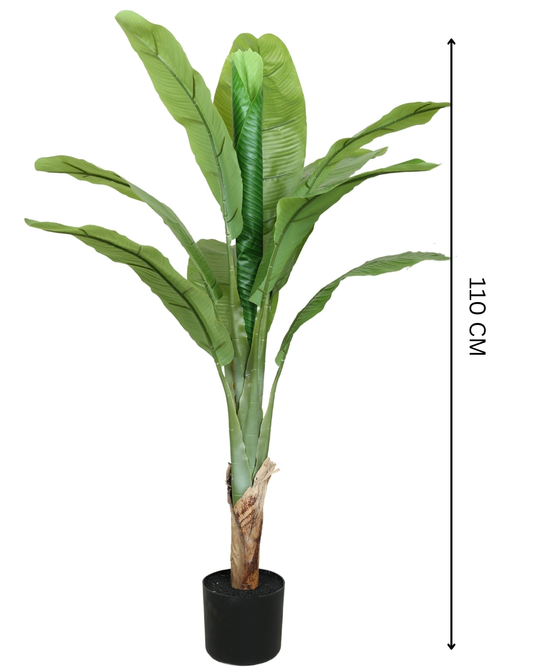 Tropical Charm Artificial Banana Plant With Pot(Small)