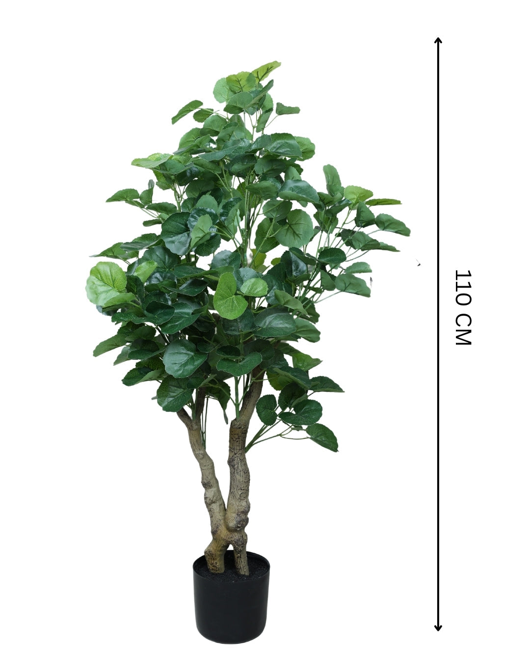Graceful Beauty Artificial Begonia Plant With Pot(Medium)