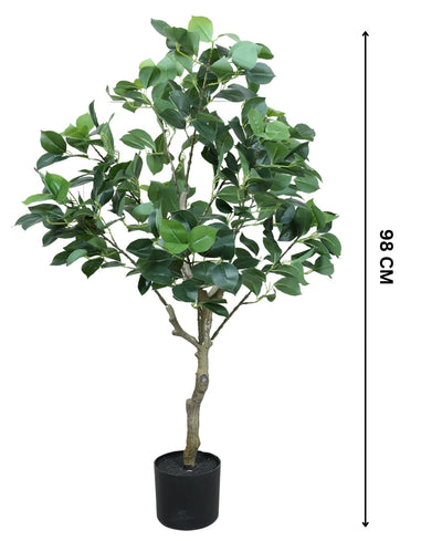 Blush Bloom Faux Camellia Plant With Pot(Small)