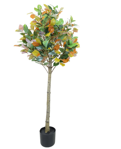Blush Bloom Faux Camellia Plant With Pot (Multicolour Tall)