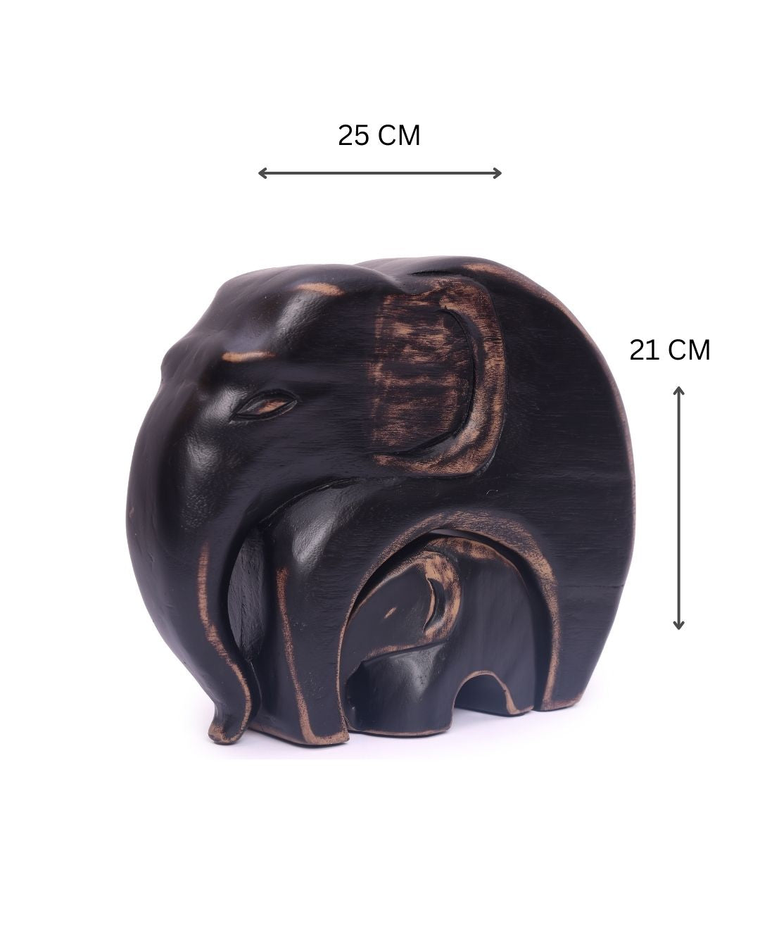 Mother And Baby Elephant Showpiece Set