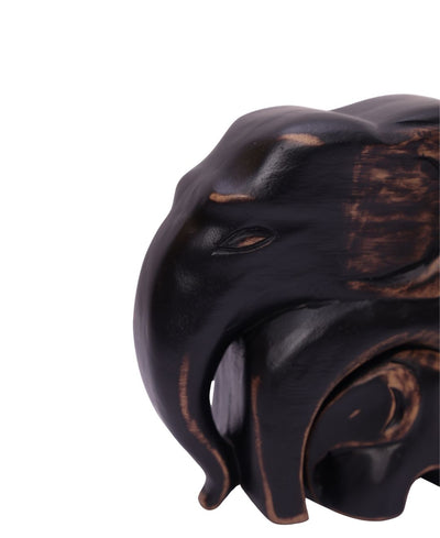 Mother And Baby Elephant Showpiece Set