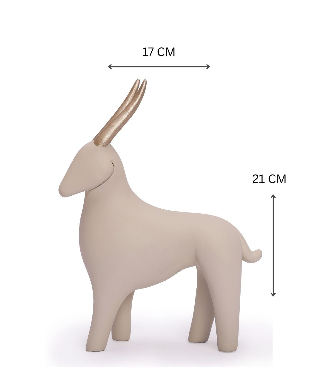 Golden-Horned Sheep Resin Artefact