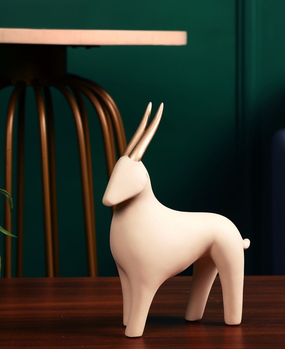 Golden-Horned Sheep Resin Artefact