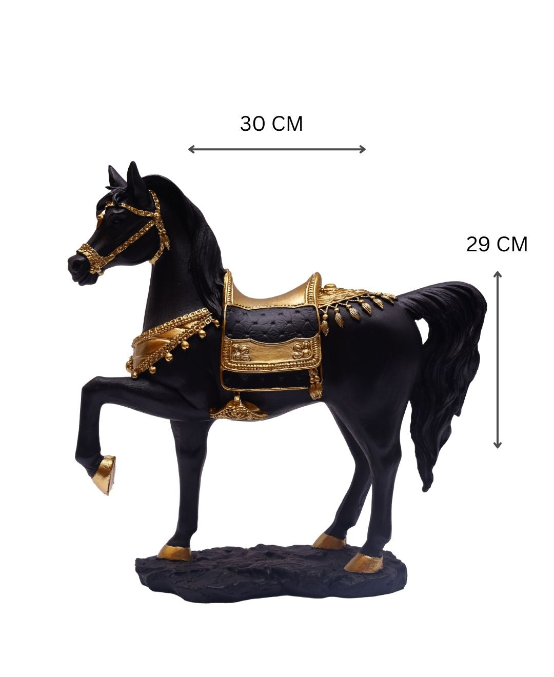 Golden Gallop Resin Artifact