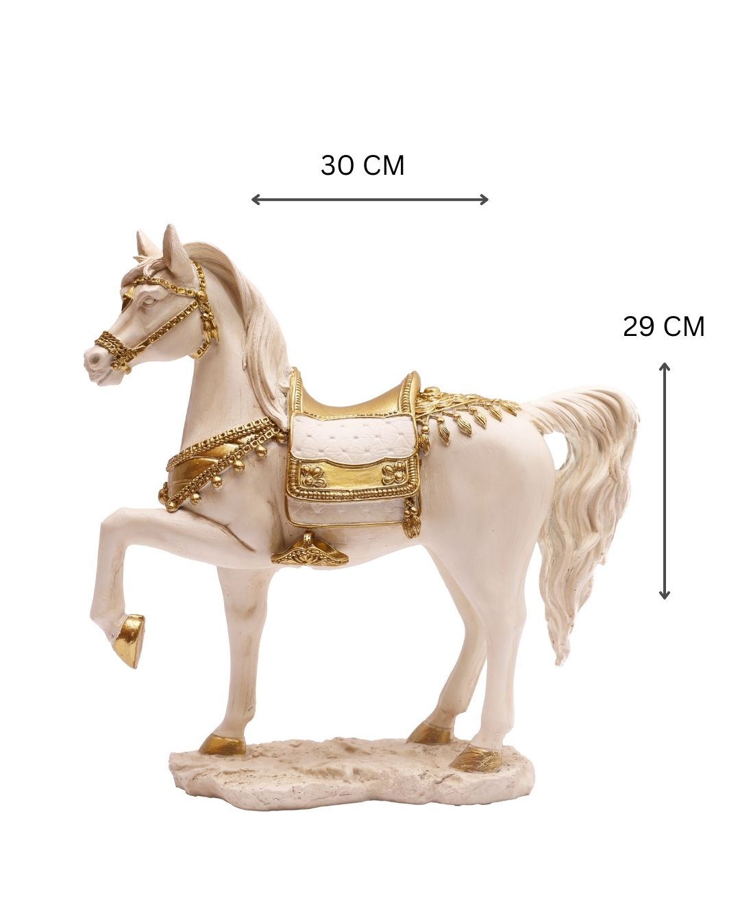 Golden Gallop Resin Artifact