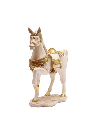 Golden Gallop Resin Artifact