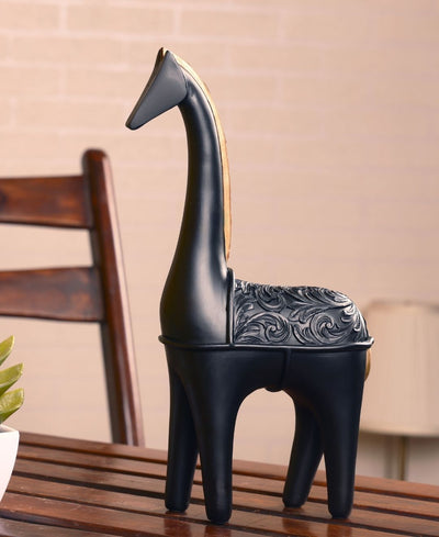 Majestic Giraffe Resin Artifact