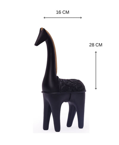 Majestic Giraffe Resin Artifact