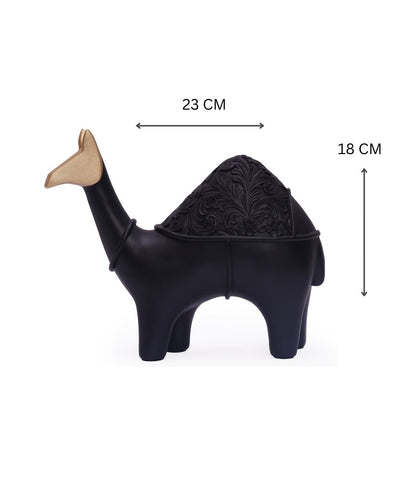 Golden Caravan Resin Artifact